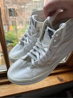 Vans White High-Top Skate Sneakers